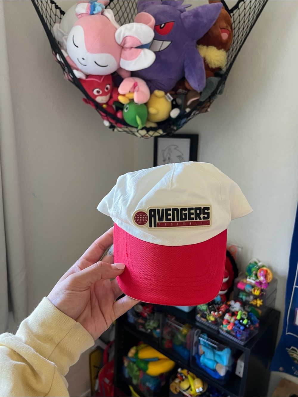 Avengers White & Red Baseball Cap